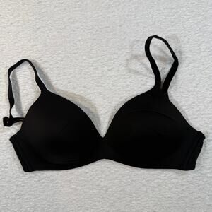 Wacoal womens black How Perfect Wire Free T-Shirt Bra #852189 34C